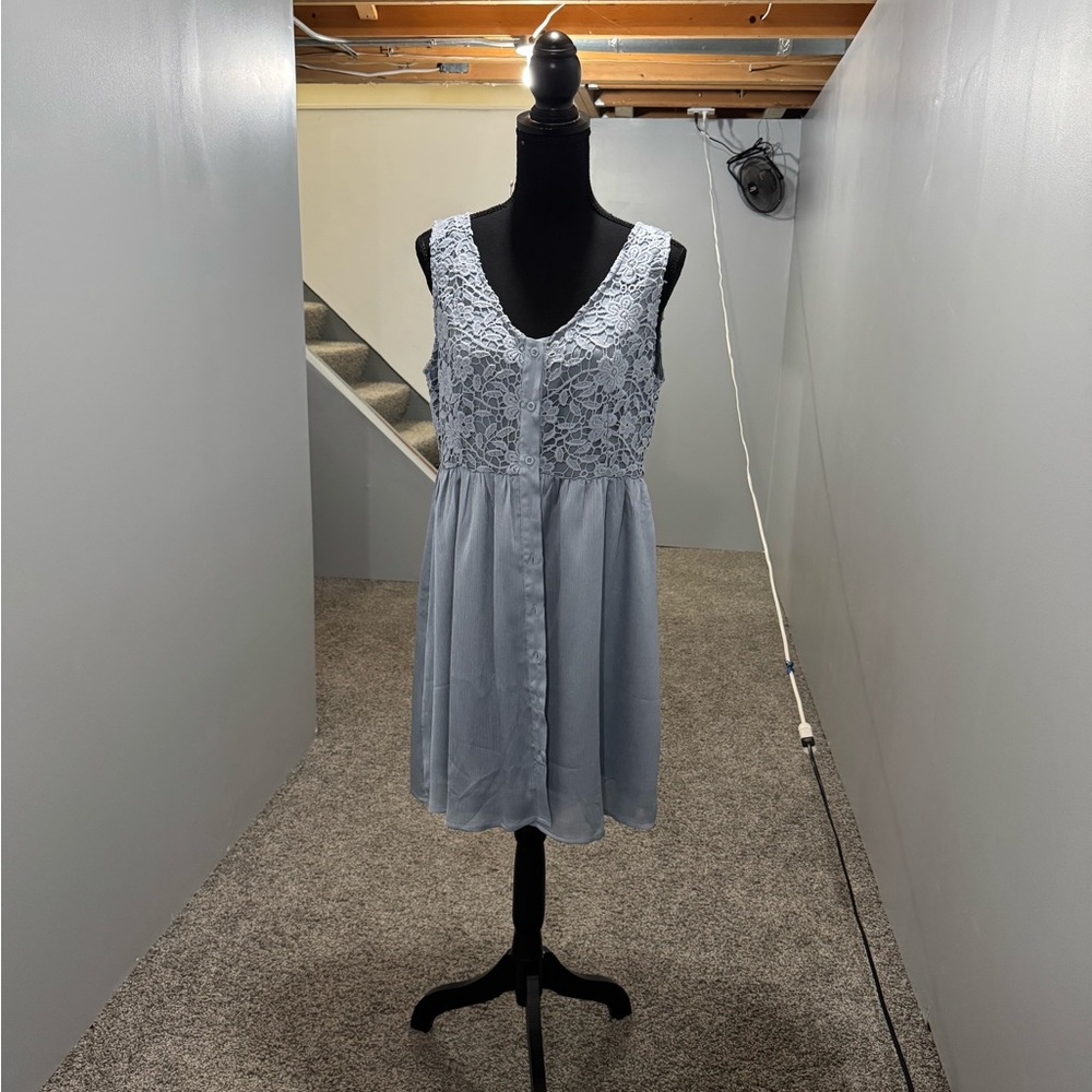 Dusty Blue Belinda Sundress NWOT